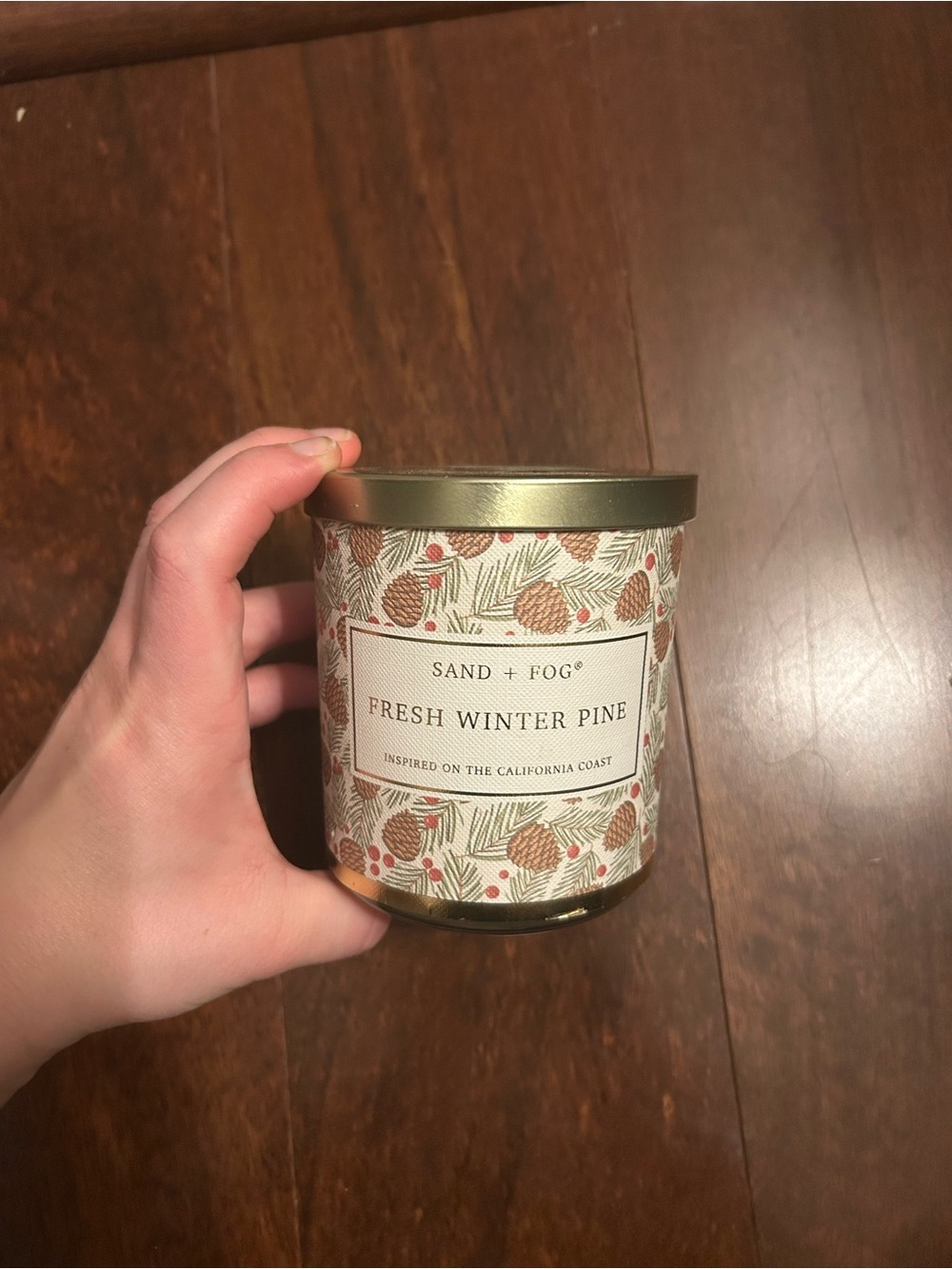 Sand +  Fog Fresh Winter Pine Candle - Inspired by the California Coast
